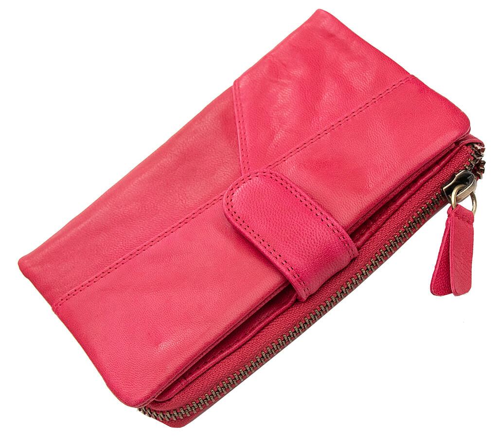 Crumble Large Leather Purse - 6504