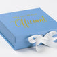 Will You Be our Officiant? Proposal Box Light Blue w/ white Bow- No