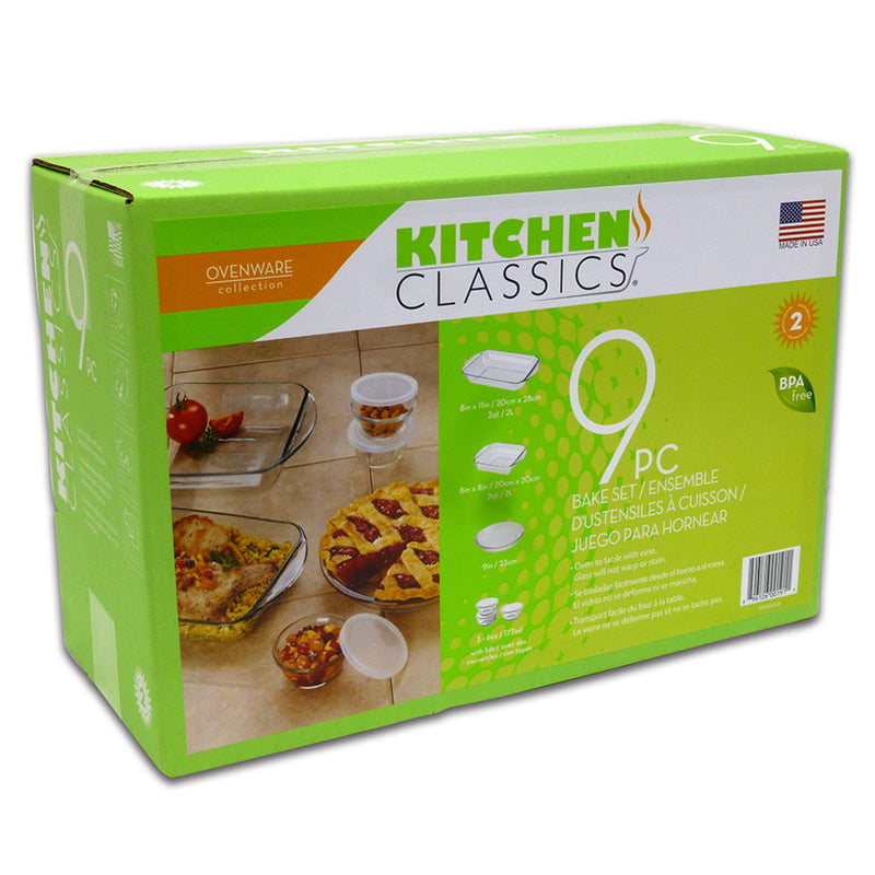 Libra Wholesale 6565345 Kitchen Classics Ovenware Collection Bake Set&