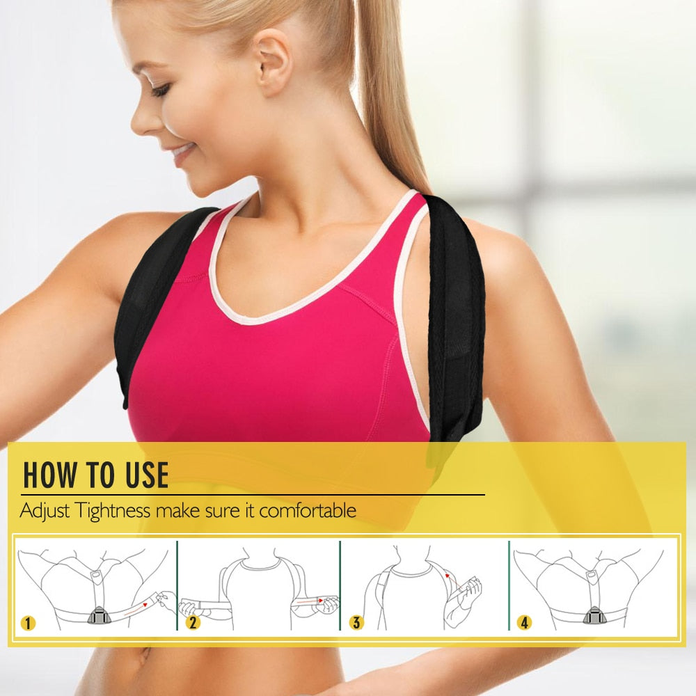 Back Care Posture Corrector Adjustable Clavicle