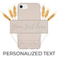 Biodegradable Personalized Phone Case - Natural White