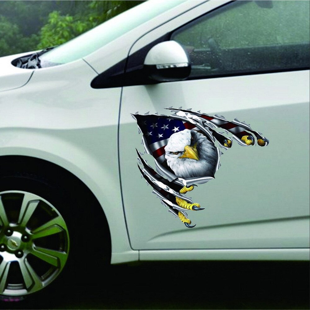 Car Decal Flying Hawk Auto Truck Hood Side Eagle