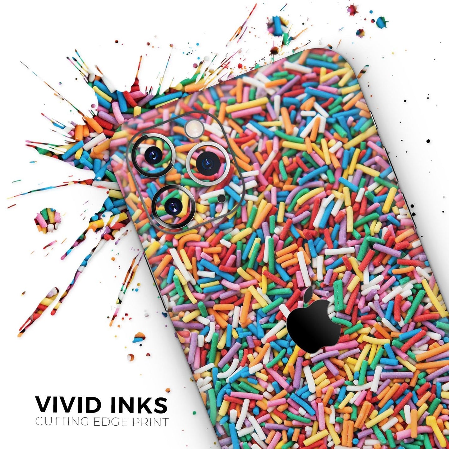 Colorful Candy Sprinkles - Skin-Kit compatible with the Apple iPhone