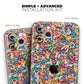 Colorful Candy Sprinkles - Skin-Kit compatible with the Apple iPhone