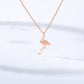 Cute Flamingo Choker Necklaces For Women Stainless