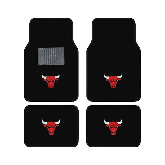 NBA 4-PC EMBROIDERED LOGO CAR FLOOR MAT SET