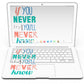 If You Never Try You Never Know - MacBook Air Skin Kit