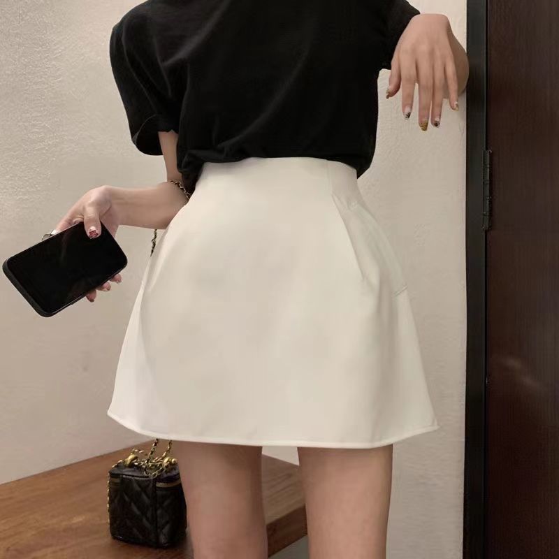 Kusahiki Korea 2022 Summer New High Waist Woman Shorts Fashion Solid