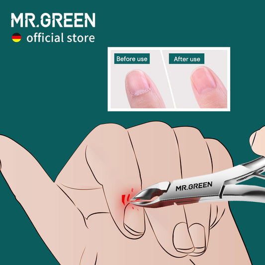 Mr.green Cuticle Nippers Nail Manicure Cuticle Scissors Clippers