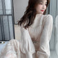 Maxi Dresses For Women Party Long Sleeve Midi Patchwork Knitted