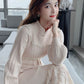 Maxi Dresses For Women Party Long Sleeve Midi Patchwork Knitted
