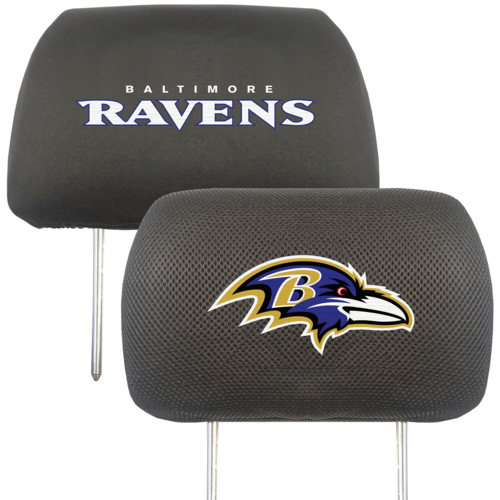 NFL 2-PC CAR HEADREST COVER SET