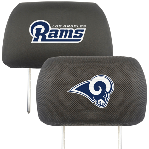 NFL 2-PC CAR HEADREST COVER SET