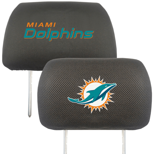 NFL 2-PC CAR HEADREST COVER SET