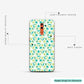 Carbon Fibre Redux Aqua Blue 8 Slim Hard Shell Case For Oppo Reno Z