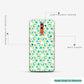 Beer and pattern - Teal Slim Hard Shell Case For