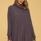 Long Sleeve Open Back Pullover Top