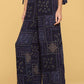Boho Paisley Print Palazzo Pants