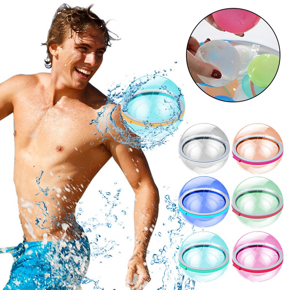 Reusable 4/6Pcs Unique Parent children Interaction Bath Water Ball Toy