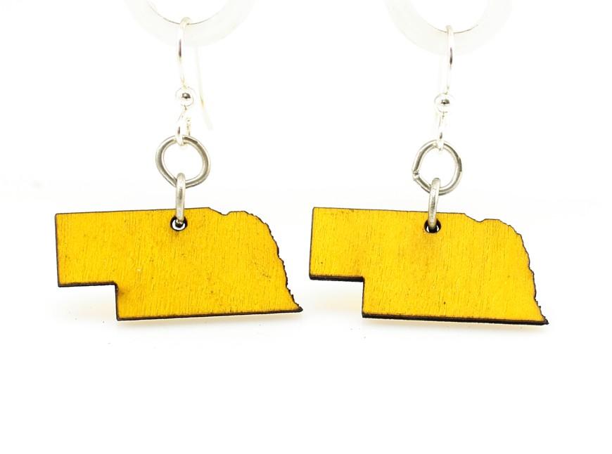 Nebraska State Earrings - S027