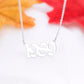 Stainless Steel Personalized Name Pendant Cursive