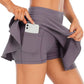 Summer Short Pants Women Sports Tennis Skirt Nude Skin Friendly Fabric