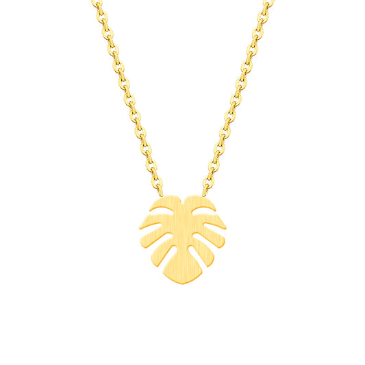 Summer Style Tropical Leaf Necklace Women Choker