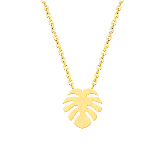 Summer Style Tropical Leaf Necklace Women Choker