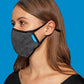Dark Blue Canvas Mask