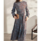 Vimly Long Sleeve Floral Dress Women 2021 Autumn Elegant Vintage