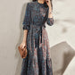 Vimly Long Sleeve Floral Dress Women 2021 Autumn Elegant Vintage