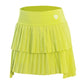 Women High Waist Double Layer Pleated Skirt Sports Golf Tennis Skirts