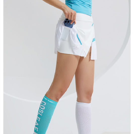 Women Tennis Skirts Sports Golf Pleated Skirt Fashion Fitness Shorts