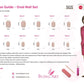 False Nails by Bling Art Brown Matte  Oval Medium Fake Acrylic Tips
