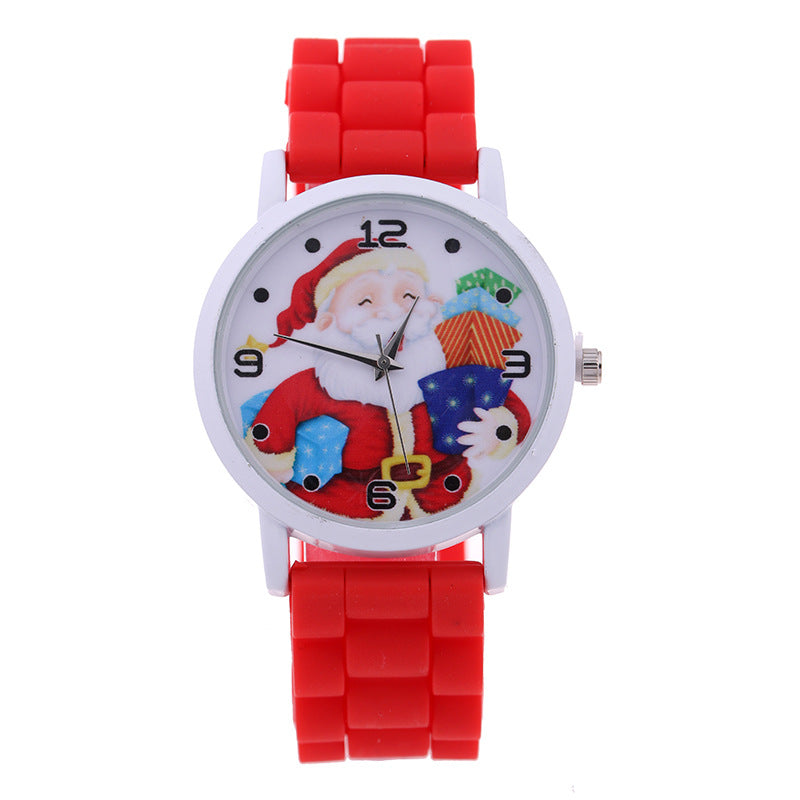 Christmas children's gift table Creative new cute Santa gift watch