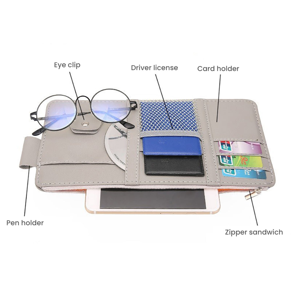 For Car Sun Visor Organizer