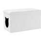 Designer Cat Litter Box Enclosure Hidden Washroom Bench Ottoman