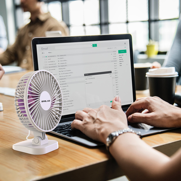 3 Speeds Mini Portable USB Desk Fan