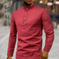 Mens Stand Collar Linen Shirt