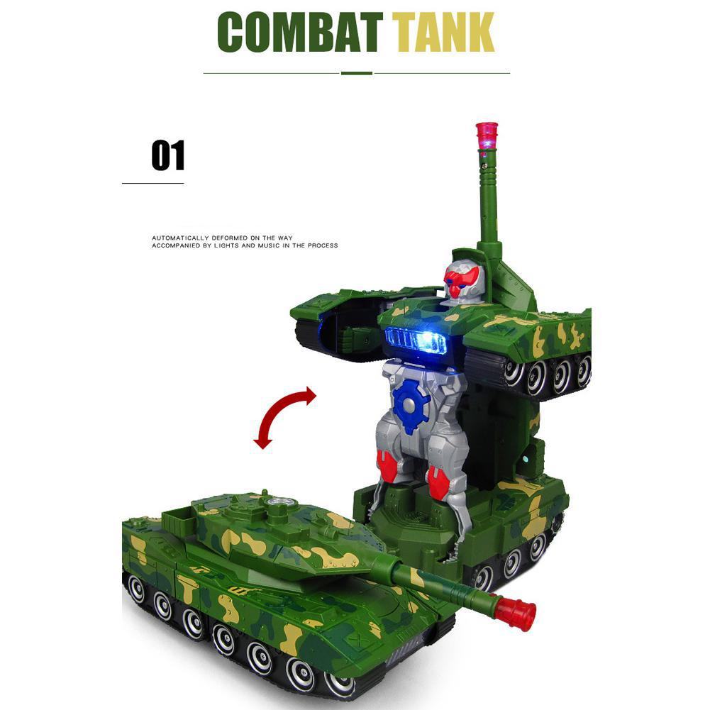 Electric Deformation Combat Tank Toys For Kids