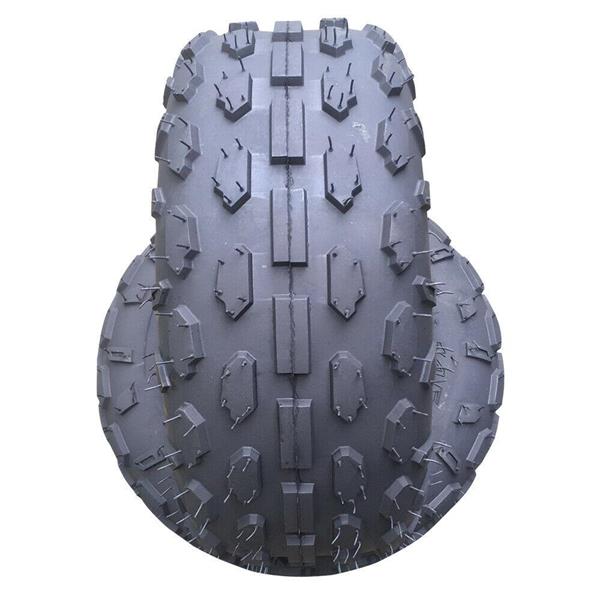 Pair of ATV Go Kart Tires 145/70-6 Rated Black rubber