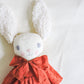 Bunny plush whit adress copper