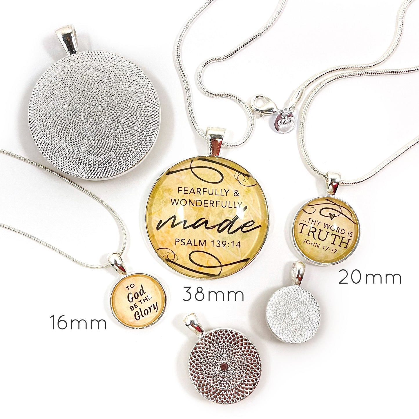 "I Am A Child of God" Christian Pendant Necklace – Silver-Plated