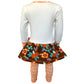AnnLoren Big Little Girls Autumn Floral Turkey Tunic & Leggings