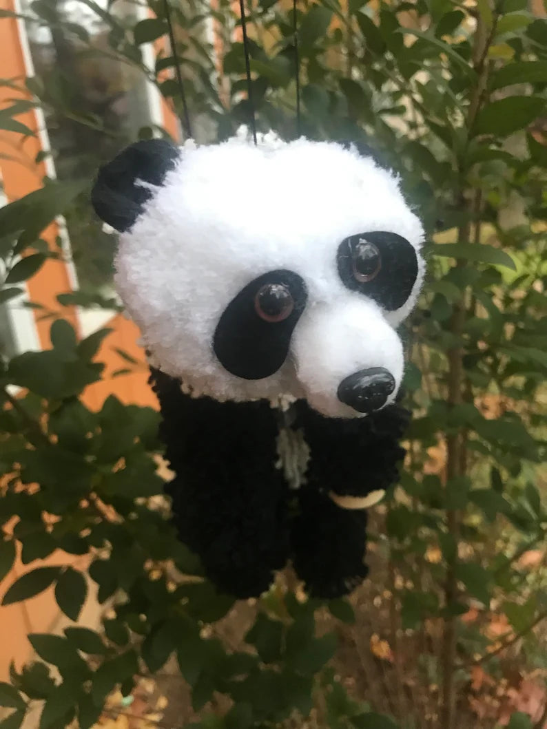 12” Large Panda 4-legged puppet marionette