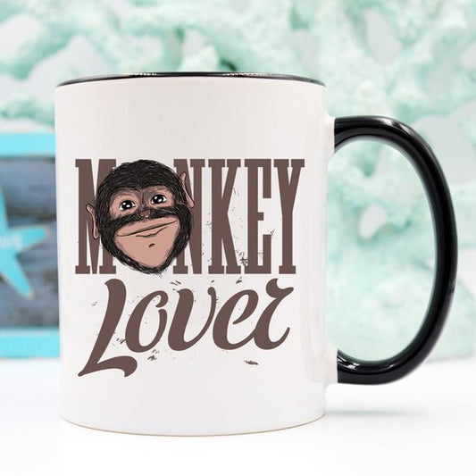 Monkey Lover - Monkey Coffee Mug, Perfect Gift for