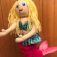 Mermaid puppet marionette