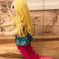 Mermaid puppet marionette