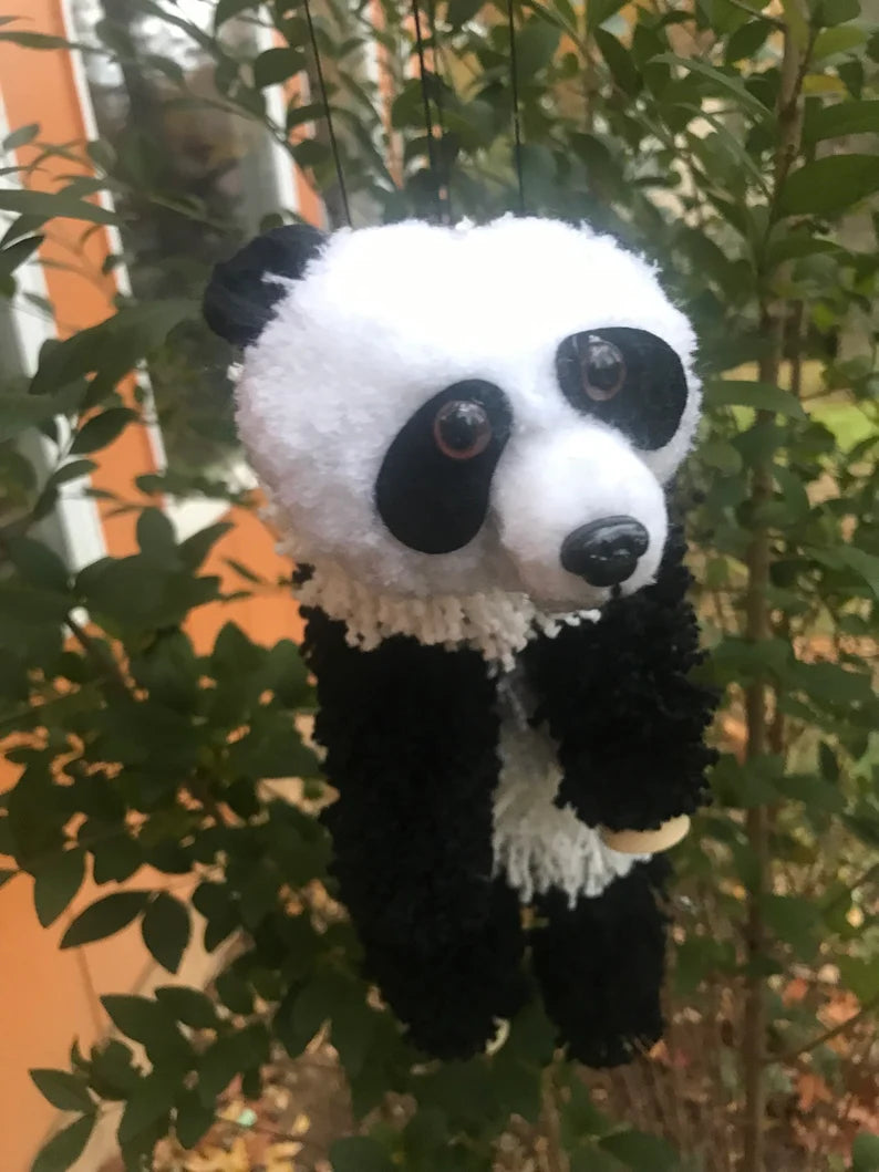 12” Large Panda 4-legged puppet marionette