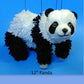 12” Large Panda 4-legged puppet marionette